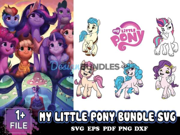 My Little Pony Bundle Svg, Pony Svg, Unicorn Svg