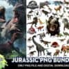 155 Files Jurassic PNG Bundle Cliparts Jurassic Dino Rex
