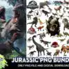 155 Files Jurassic PNG Bundle