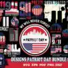 20 Designs Patriot Day Bundle Svg