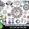 20 Lotus Flower Bunle Trending Svg Flower Svg
