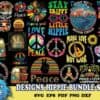 25 Designs Hippie Bundle Svg Hippie Svg Hippie Vector