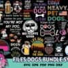 25 Files Dogs Bundle Svg Animal Svg Dog Svg Dog Vector