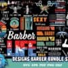 30 Designs Barber Bundle Svg Barber Svg Barber Machine Svg