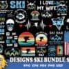 30 Designs Ski Bundle Svg Ski Svg Ski Design Ski Vector