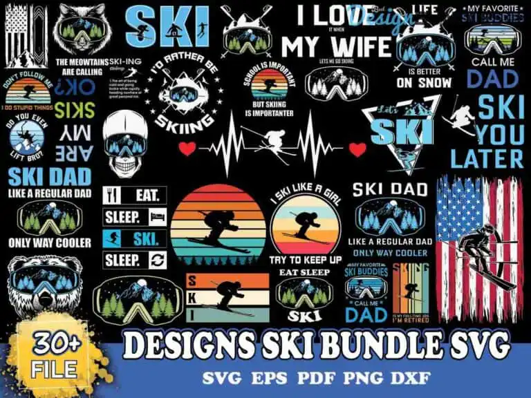 30 Designs Ski Bundle Svg
