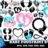 40 Baby Footprint Svg Trending Svg Baby Foot Svg