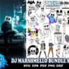 40 DJ Marshmello Bundle SVG Marshmello Svg Smile Face Svg