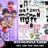 40BTS Bundle Chibi Trending Svg BTS Chibi Svg 100x100