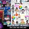 50 Bad Bunny Bundle Trending Svg Bundle Logo Svg