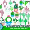 50 Cactus In On Point Trending Svg Cactus SVG