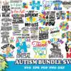 80 Files Autism Bundle Svg