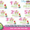 9 Owl Cutie School Bundle Trending Svg Owl Cutie School SVG