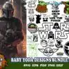Baby Yoda Designs Bundle Svg Star Wars Svg Baby Yoda Svg 100x100