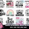 Back To School MEGA Bundle 12 Files Svg