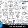 Teacher Svg Bundle File For Cricut For Silhouette