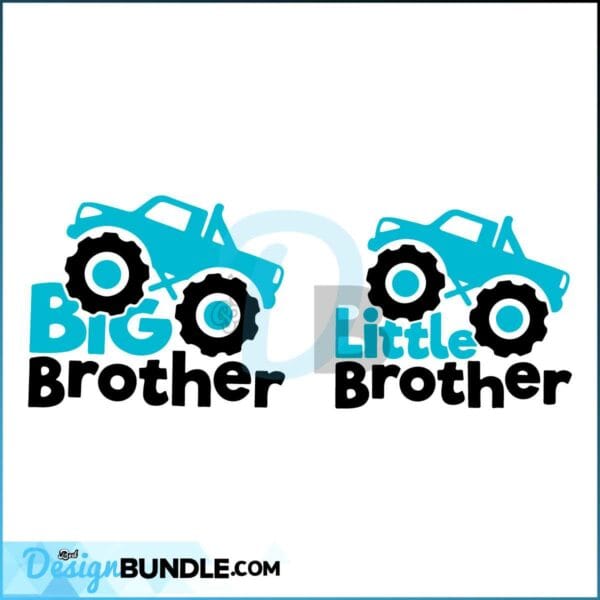 big-brother-svg-little-brother-svg-big-bro-svg-lil-bro-svg-monster-truck-cut-files-siblings-quote-svg-dxf-eps-png-silhouette-cricut