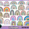 Rainbow Clipart Svg Bundle Bestdesignbundle 20231025022938.jpg