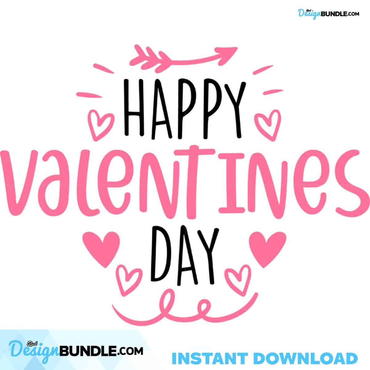 Happy Valentines Day Svg, Valentine Svg, Happy Svg, Valentine Day Svg ...