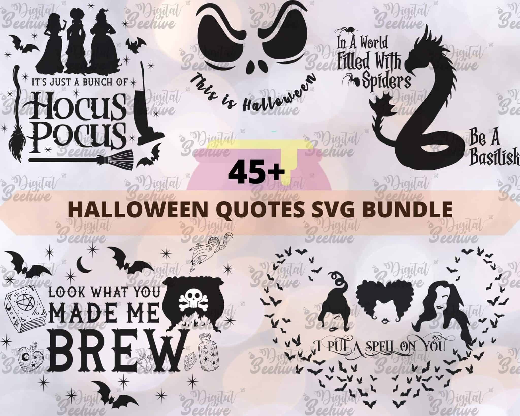 Halloween Svg, Hocus Pocus Svg, Halloween Quotes Svg, Halloween Svg ...