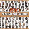 100 Peeking Dog Bundle 100 Peeking Dog Bundle Dog Head Bundle Clipart Dog Puppy Pets Mjo6k 100x100