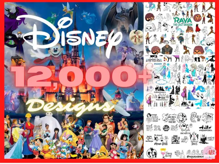 12000+ Disney Svg Png Image Design Bundle For Cricut
