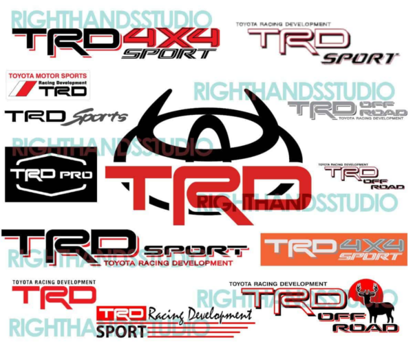 13 Individual Svg Files.Trd Svg.Trd Vector.Digital Download. Trd 4X4