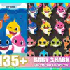 135+ Baby Shark Big Bundle Svg