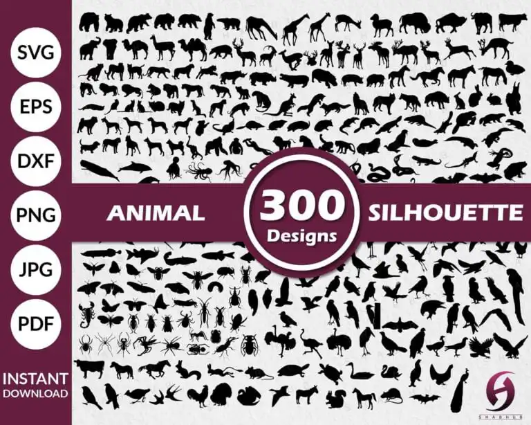 300+ Animals Svg Bundle