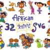 32 african american rugrats svg african rugrats clipart african tloyq