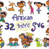 32 African American Rugrats Svg African Rugrats Clipart African Tloyq 100x100