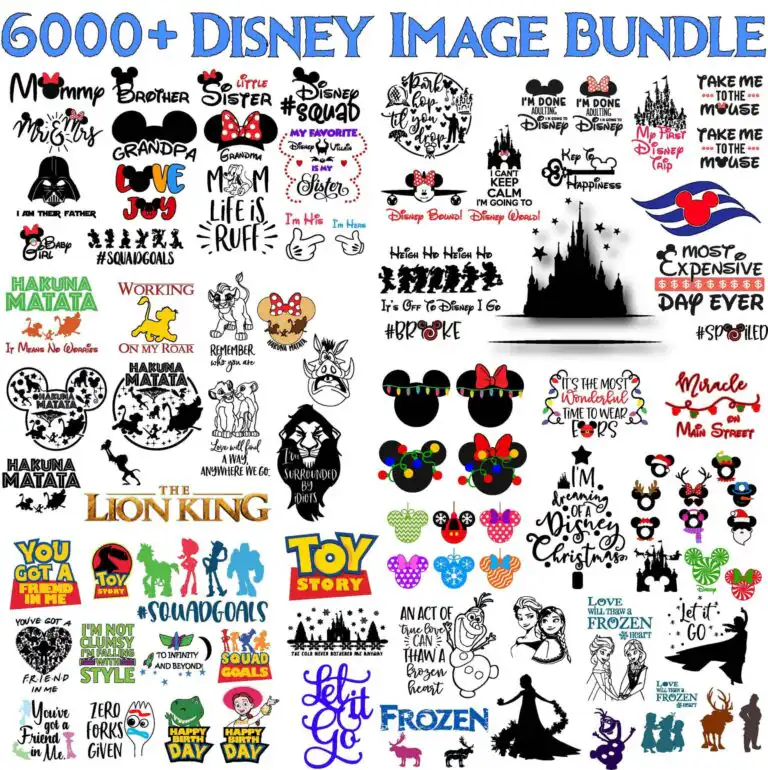 6000+ Disney Svg