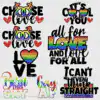 8 Rainbow Pride Month Png Sublimation Design Bundle Lgbt Svg Bundle Ewwdk 100x100