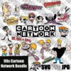 90s cartoon network svg bundle svg cricut silhouette svg files v7j9l