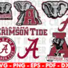 Alabama Crimson Tide Svg