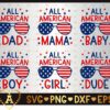 all american svg 4th of july svg all american mama svg dad boy nlqpf
