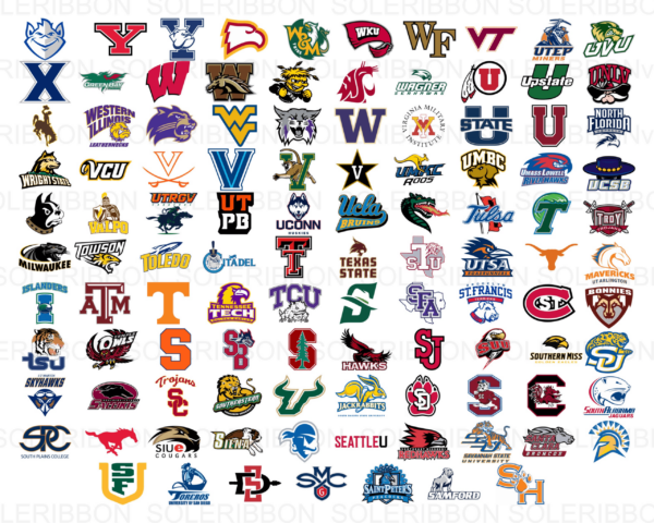 All College Logos Bundle, 320 Files College Logos, Svg University