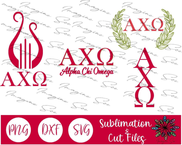 Alpha Chi Omega Bundle Svg, Greek Letters Svg Png, Greek Svg,