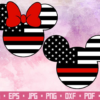 american flag mickey and minnie svg american flag svg nnk7s