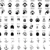 Animal Paw Svg Files For Silhouette Animal Tracks Hunting Prints Svg Lour3 100x100