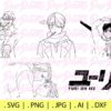 anime bundle svg digital download manga svg download japanese svg phm27