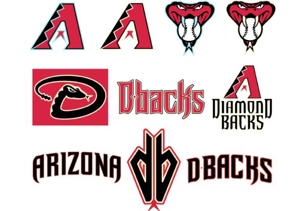Arizona Diamondbacks Baseball Set Design Svg Files, Cricut,