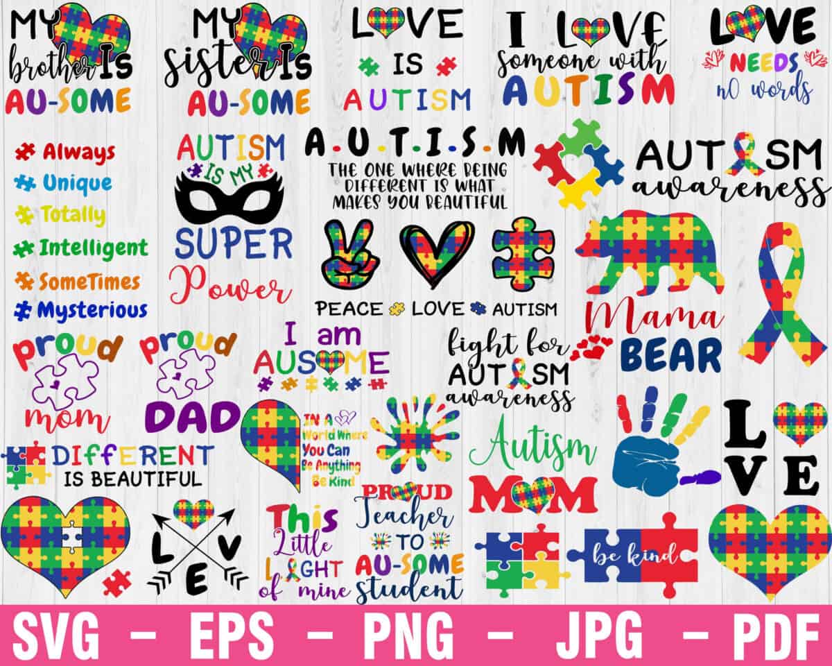autism svg bundle autism svg autism awareness svg autism love svg yigkl