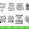 autumn leaves and pumpkins please svg eps dxf ai png files for uu8es