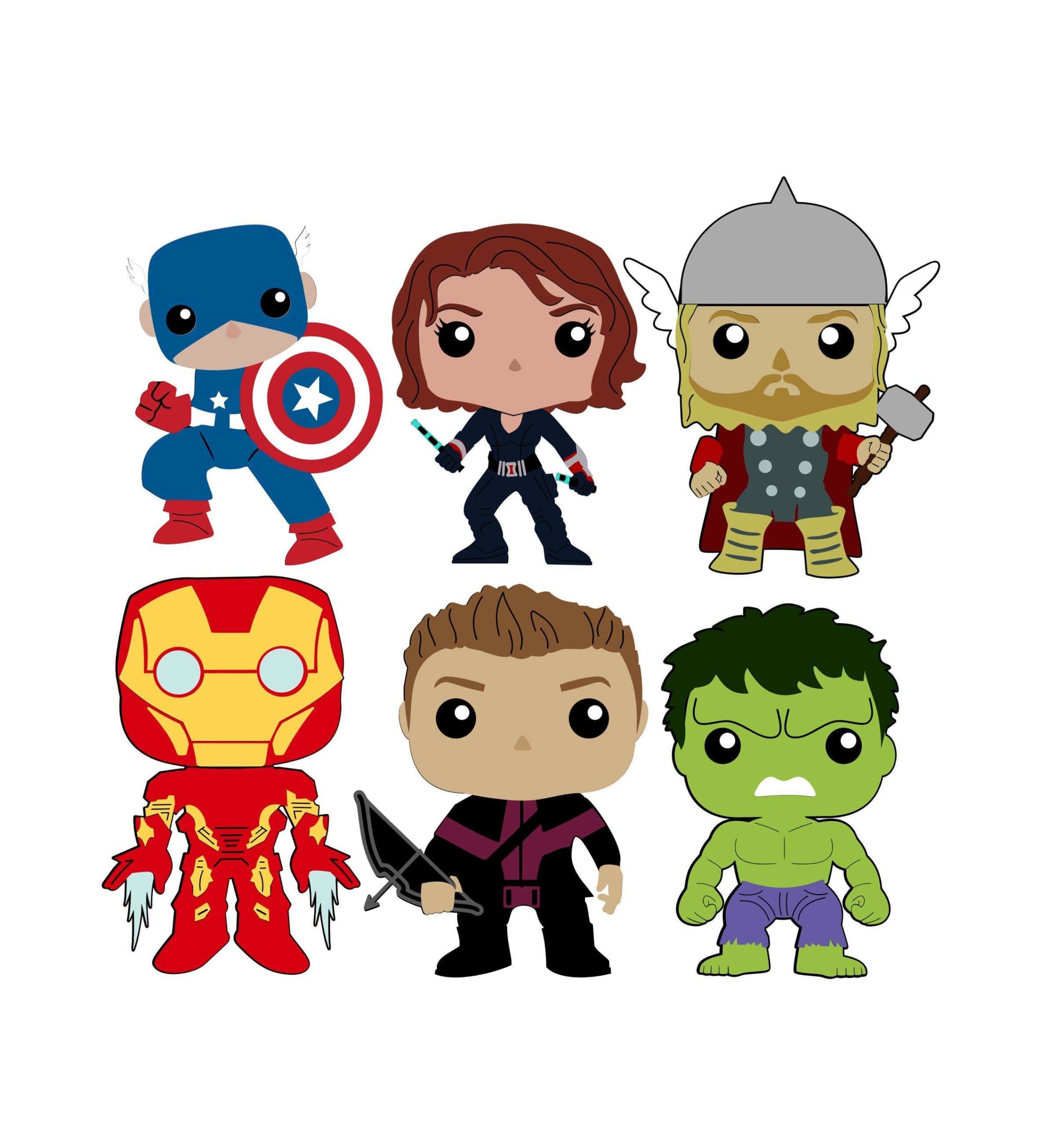 Avengers Svg, Thor Svg, Hulk Svg, Captain America Svg, Black Widow ...