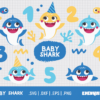 baby shark svg baby shark png baby shark birthday svg baby shark kegun