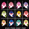 Baby Shark Svg Bundle Layered Shark Family Svg Birthday Family Svg L79vs 100x100