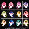 Baby Shark Svg Bundle Layered Shark Family Svg Birthday Family Svg P0nqi 100x100