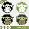 Baby Yoda Svg Baby Yoda Svg Baby Yoda Clipart Star Wars Cut File Disney Yoda Svg K952l 100x100