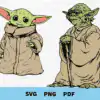 Baby Yoda Svg